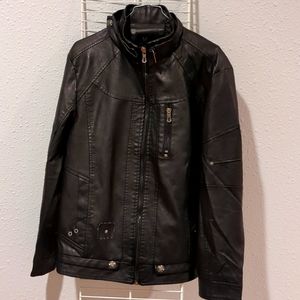 Black Italian Leather (Real) Jacket